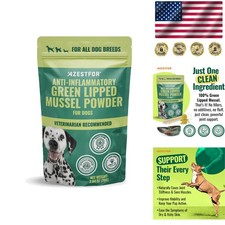 All-Natural Green Lipped Mussel for Dogs - Unflavored Powder 150 Servings 