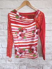 Camicia da donna Desigual camicia maglietta a maniche lunghe top taglia S 36
