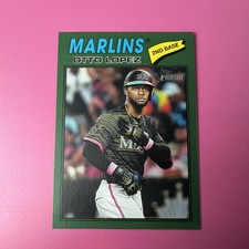 2026 Topps Heritage - Otto Lopez #345 Dark Green Bordered SP  Miami Marlins