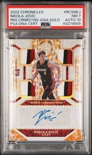 2022 Panini Cornerstones Nikola Jovic Rookie Quad Patch Auto 5/5 Jersey # 1/1