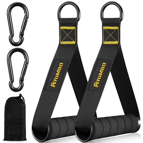 Ayombo Gym Exercise Handles, Gym Cable Attachments, Resistance Band and ...