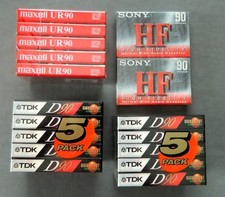 Lot of 17 TDK D90 High Output 90 Maxell UR Sony Blank Audio Cassette Tapes