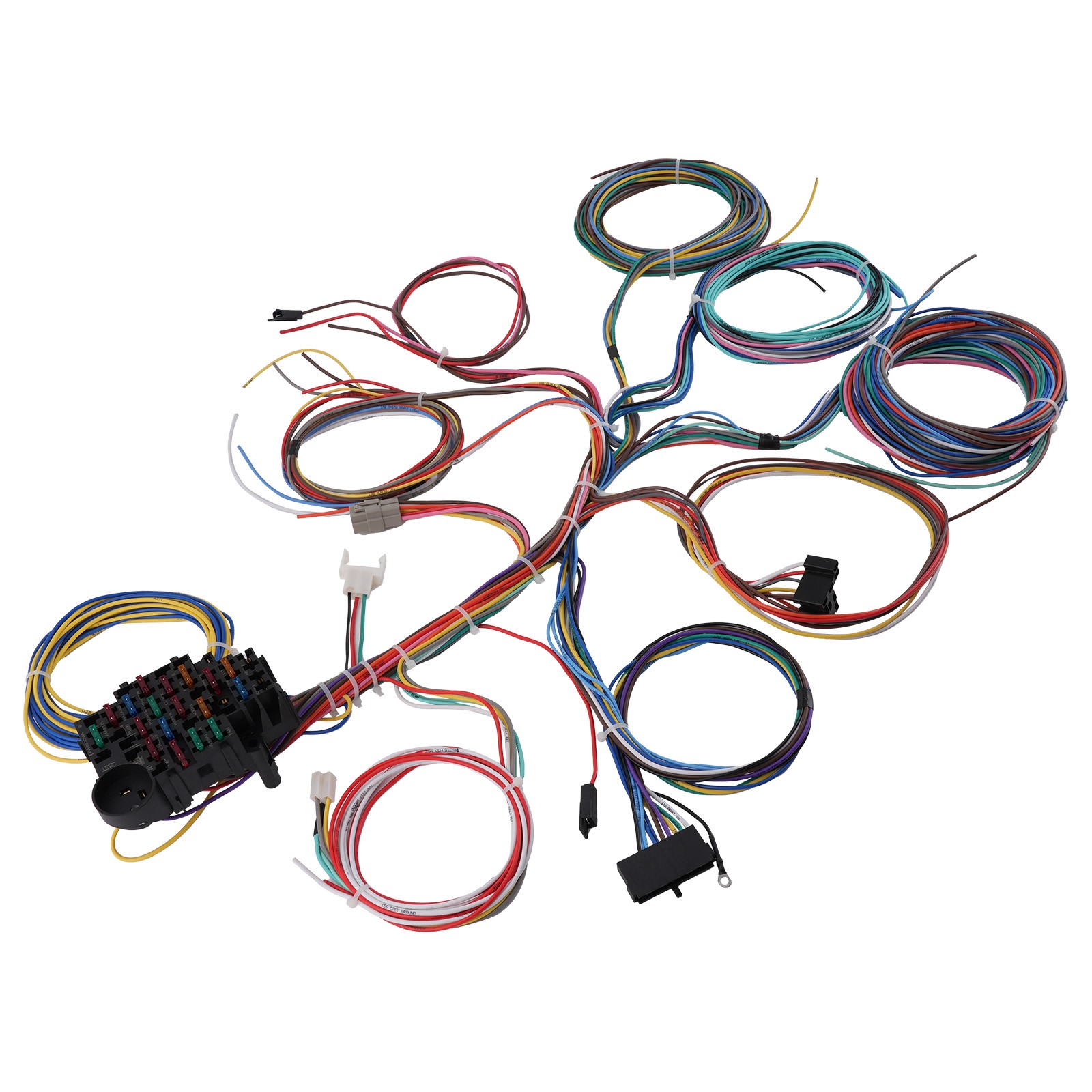 22 Circuit 18 Universal Wire Harness Kit For Chevy GMC Pickup Truck 1960-1986