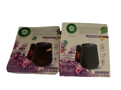 Airwick Essential Mist Kit set Of 2 NWT 