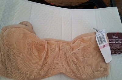 Felina Paramour BRA Delightful 165059 - Strapless Convertible 36B Beige NWT