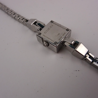 Gucci Watch 102 G Mini Diamond Stainless Steel Woman's SMALL SIZE