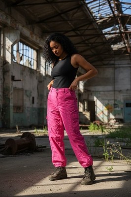 Love Tree Nylon Parachute Pants ~ Size: Medium | eBay