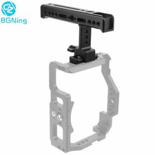 BGNING Top Side Handle Grip NATO Rail Handgrip Arri 1/4" Holes Cold Shoe Mount
