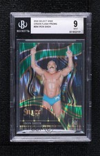 2024 Panini Select WWE Ringside Green Flash Prizm Iron Sheik BGS 9 MINT HOF 3hd