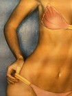 Vtg Original 1978 Cheryl Tiegs Pink Bikini Poster 20X28 Iconic Supermodel AS IS — photo 4