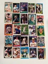 Mickey Tettleton Mixed Brands 25 Card Lot - Orioles, Tigers, Rangers, A's
