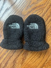 The North Face Baby Bear Suave Oso Black Mittens 0-6 Months