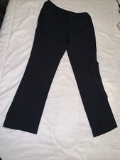 Cato Black Slacks Comfortable Womens MP Classic Stretch Pull On Pants Comfort F3
