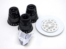 DANCO Hair Catcher for Shower Drain in White 10533