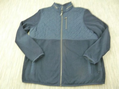 Marks and Spencer Jacket Mens Two Extra Large XXL Dark Navy Quilted Zip Casual