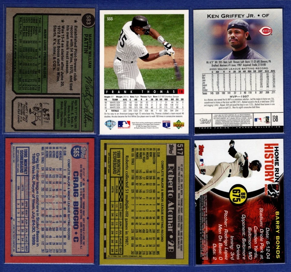 🔥 LOTE DE 200 CARTÕES DE BEISEBOL VINTAGE • ANOS 1950–90 • ESTRELAS • NOVATOS • PACOTES DE BÔNUS! 🔥 - Imagem 4 de 4