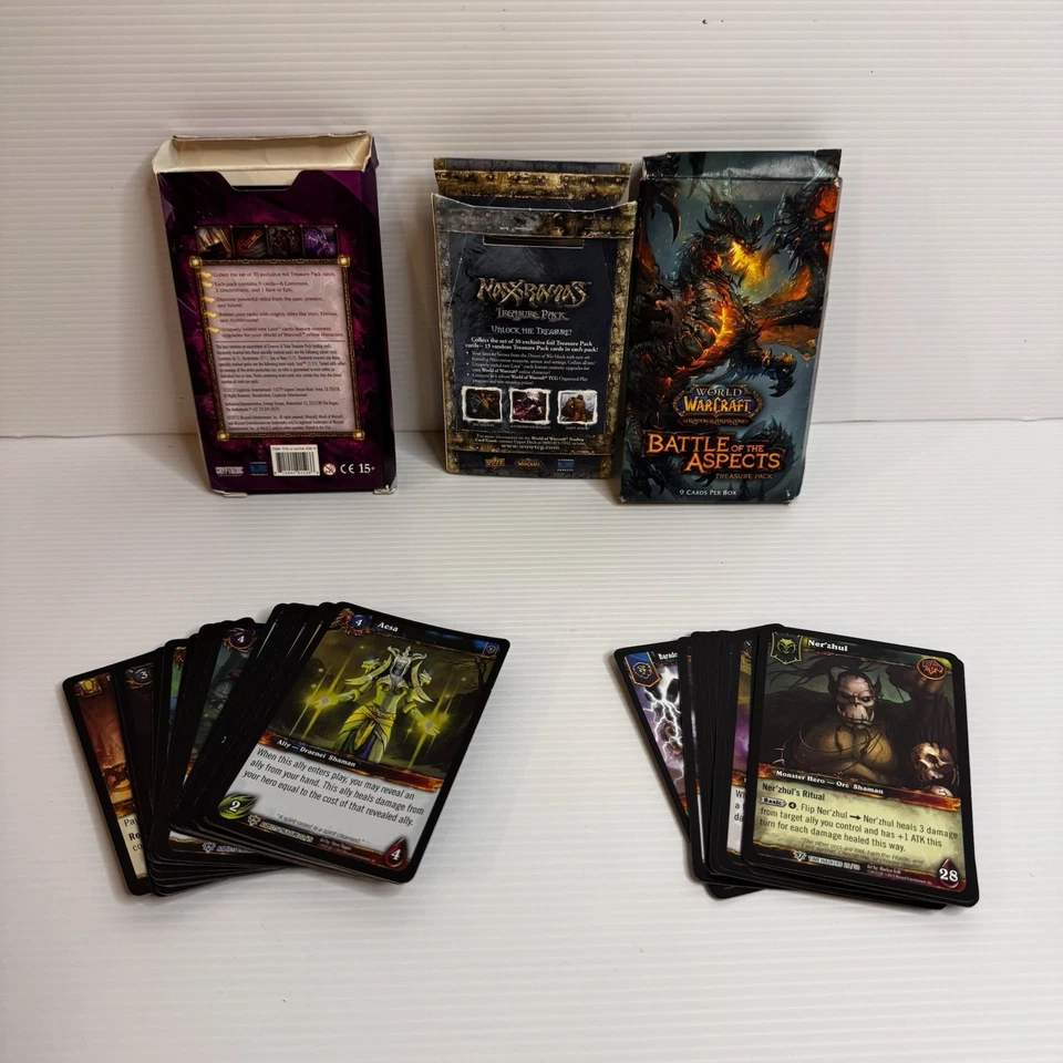 World Of Warcraft TCG Bundle Of Treasure Pack Cards - Opened - Image 2 of 4