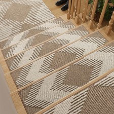 Stair-Treads Non Slip, 3D Peel and Stick Stair Treads for Wooden Steps Indoor
