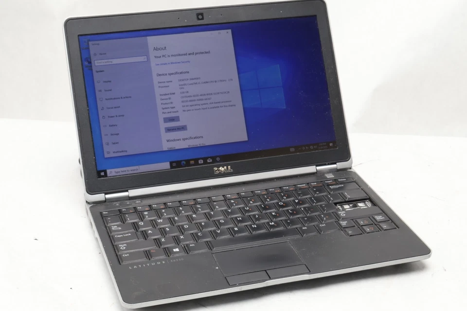 Dell Latitude E6230 Intel i5-3340M 2.7GHz 4GB RAM 240GB SSD 12.5" Win10 READ - Image 2 of 4