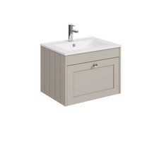 Balterley Wall Hung 1 Drawer Unit with Minimalist Basin 1 Tap Hole - Size/Colour