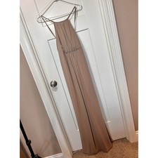 Show Me Your Mumu Women's Amanda Bridesmaid Maxi Dress Cocktail Brown Size Small