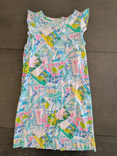 Lilly Pulitzer - Multicolor Wish you Were Here Laina Print Dress -  Size XS