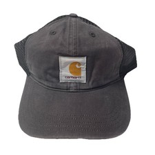 Carhartt men's Trucker Cap Hat Snapback Gray New With Tags