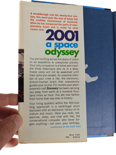 2001 A Space Odyssey Arthur C. Clarke HC *First 1st 1968 Book Club Edition* w/DJ - Picture 3 of 9