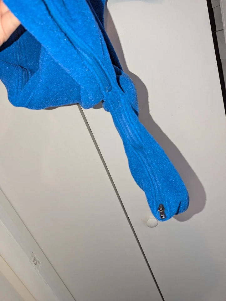 Флисовые пучки Patagonia Infant Synchilla размер 6 М синие с капюшоном легкие - Изображение 4 из 4