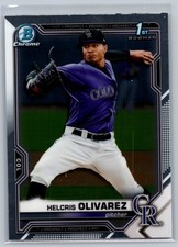 2021 Bowman Chrome #BCP-154 Helcris Olivarez Prospects *RO