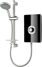 Triton Aspirante Electric Shower 8.5kW Black Gloss 5 Spray Modern ASP08GSBLK