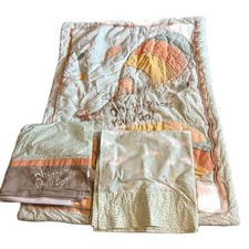 Dr. Seuss Oh the Places You  ll Go Trend Lab Crib Blanket 2 Valance Set