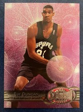 1997-98 Metal Universe Tim Duncan #66 Rookie Card RC MINT. rookie card picture