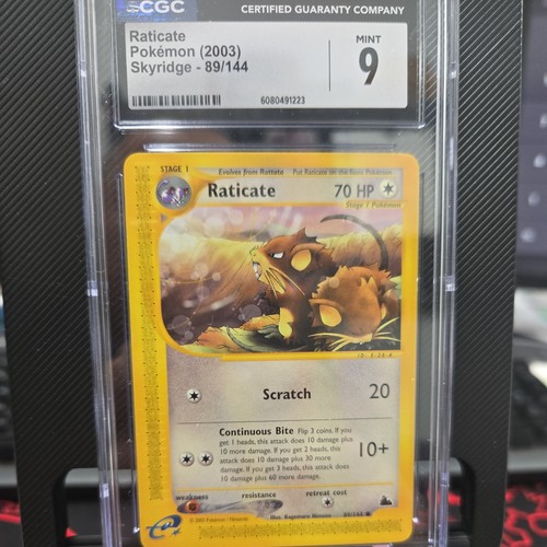 Raticate graded CGC 9 for sale on eBay