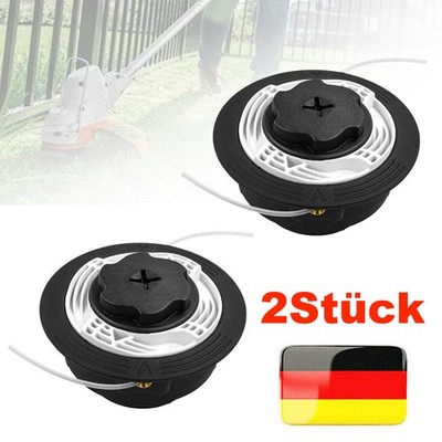 2X~Fadenspule Mähkopf Autocut Fadenkopf C6-2 für STIHL FS38/FS40 FS45 FSE81 FS50