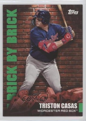 2022 Topps Pro Debut Brick by Brick Green 38/99 Triston Casas #BB-10 o7m