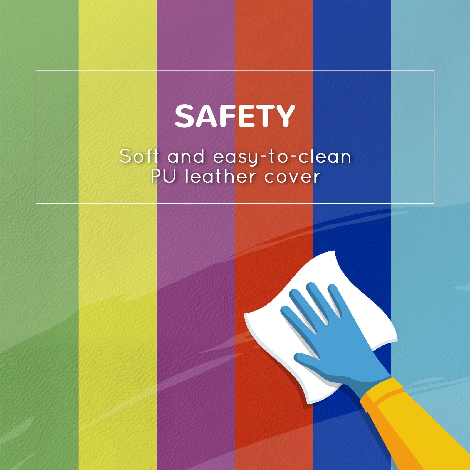 Multicolor Kid Foam Climbing Set 11-Piece for Crawling Sliding Creative Play