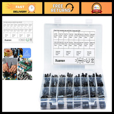 Electrolytic Capacitor Kit 320Pcs - 1uF to 1000uF, 10V-50V for LED, Audio, AC