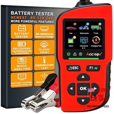 BT90 PRO 2-360Ah Battery Tester with Cloud Printing, 30-3800 CCA, RED