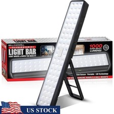 Rechargeable LED Light Bar 1000 Lumens Motion Sensor Portable Lighting New