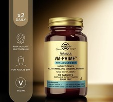 Solgar Formula VM Prime for Adults 50+ Multi Vitamin 60 TABLETS