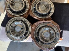 1959 59 Original Cadillac Eldorado Hubcaps 4 Restored W New Medallions - Oa