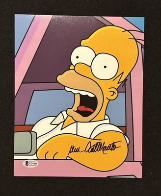 #ad #ad Dan Castellaneta Autographed 8x10 Photograph Voice of Homer Simpson Beckett $99.99