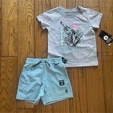 Volcom Kids T-Shirt Short Pants Set Amphibious 18M