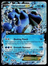 Pokemon Card - Seismitoad EX XY - Furious Fists 20/111 Ultra Rare Holo on eBay