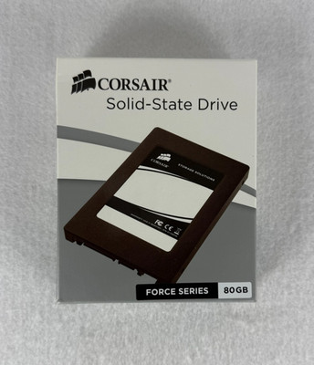 Corsair Force Series 80GB SATA Solid State Drive New Open Box