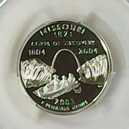 2003-S 25C State Quarter Missouri PCGS PR69 DCAM 90% Silver 22llau0507 - Image 3 of 4
