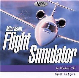 NEW! Microsoft Flight Simulator for Windows 95 (PC, 2000, Smart Saver)   - 第 1/1 張圖片