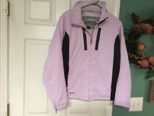 Women’s Spyder Xtl 10/10k Lavender & Black Coat Jacket Size 10 (con53)