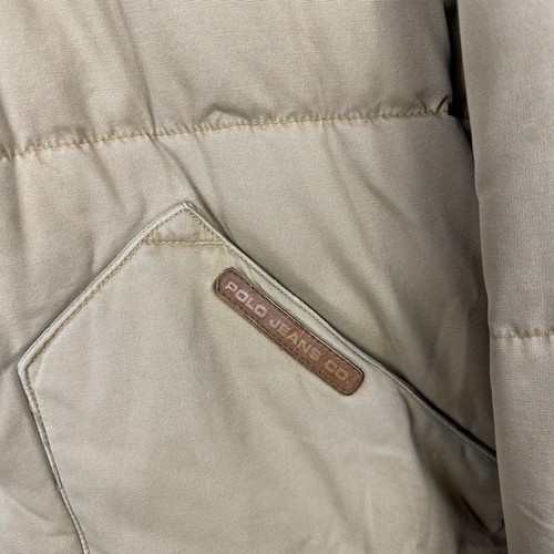 Polo Ralph Lauren Yoke Puffer Jacket, Beuge Brown, Down, RRL, Size Mens XL - Picture 4 of 11